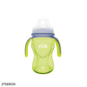 PUR Natural Multi Grasp Drinking Cup 8oz/250ml - Green