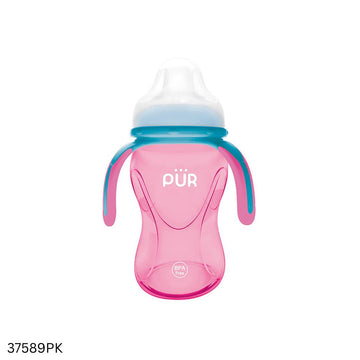 PUR Natural Multi Grasp Drinking Cup 8oz/250ml - Pink