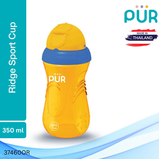 PUR Ridge Sports Straw Cup 12oz/350ml - Orange