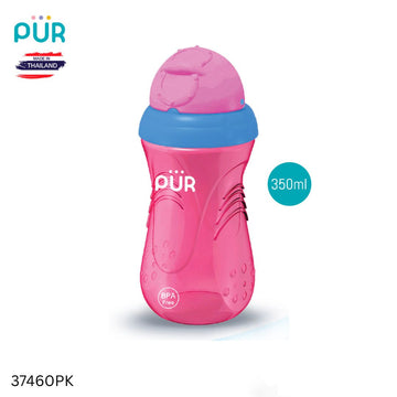 PUR Ridge Sports Straw Cup 12oz/350ml - Pink