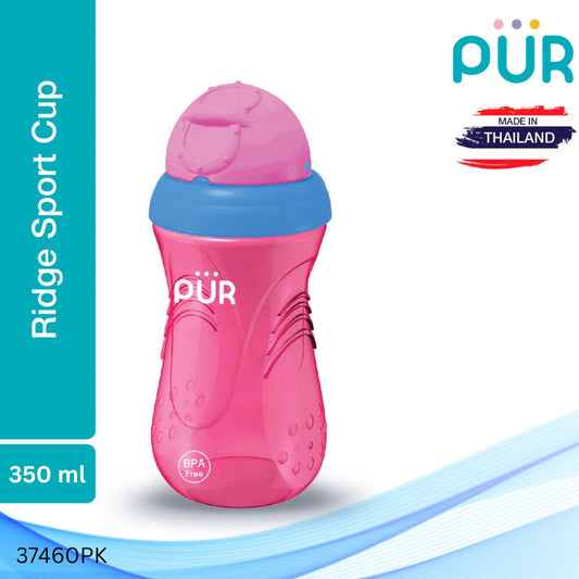 PUR Ridge Sports Straw Cup 12oz/350ml - Pink