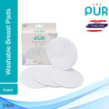PUR Washable Breast Pads - 4pcs