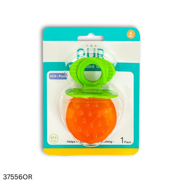 PUR Water Filled Fruit Teether - Orange