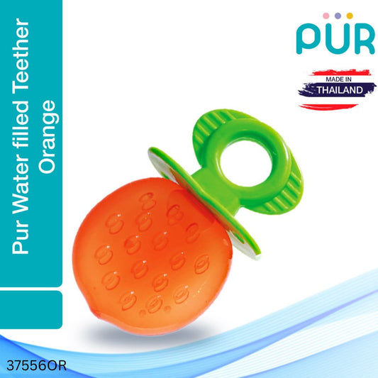 PUR Water Filled Fruit Teether - Orange