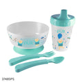 PUR Weaning Set (Cup, Non-Spill Bowl, Spoon & Fork) - Paste