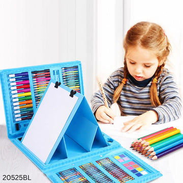 Painting Drawing Supper Mega Art Set 208 Pcs - Blue