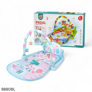 Pedal Piano Musical Baby Gym Mat - Blue