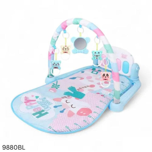 Pedal Piano Musical Baby Gym Mat - Blue