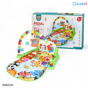 Pedal Piano Musical Baby Gym Mat - Green
