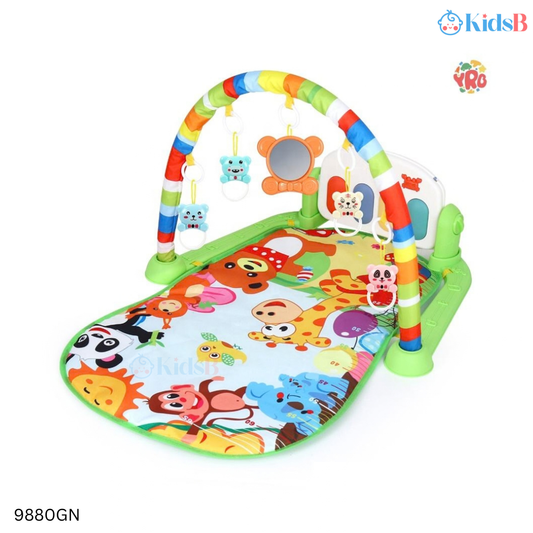 Pedal Piano Musical Baby Gym Mat - Green