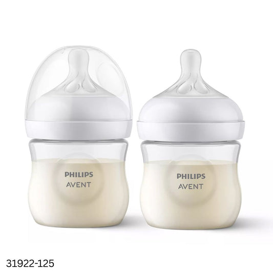 Philips Avent Natural Response Baby Feeding Bottle 0m+ 125ml Double Pack