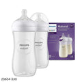 Philips Avent Natural Response Baby Feeding Bottle 3m+ 330ml Double Pack