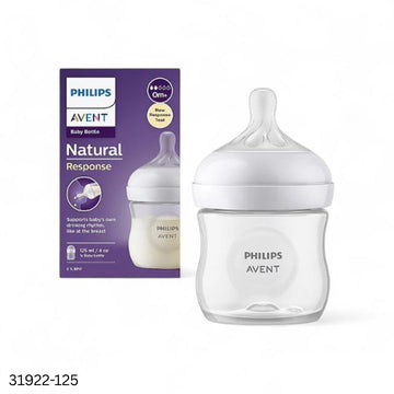 Philips Avent Natural Response Baby Feeding Bottle 0m+ 125ml Single Pack