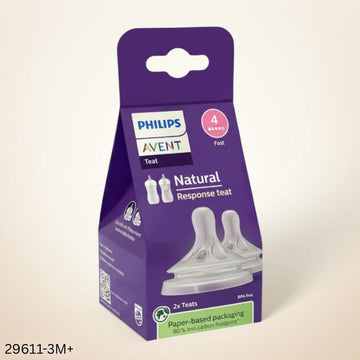 Philips Avent Natural Response Bottle Nipple - 2pcs - 3m+ - Level - 4