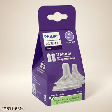 Philips Avent Natural Response Bottle Nipple - 2pcs - 6m+ - Level - 5