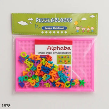 Pin Alphabet Puzzle Blocks Number Letter