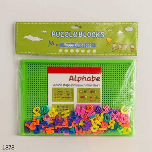 Pin Alphabet Puzzle Blocks Number Letter