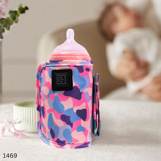 Portable Baby Milk Bottle Warmer Bag - Multicolour