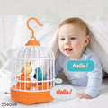 Rechargeable Talking & Singing Birds Musical Toys - Orange