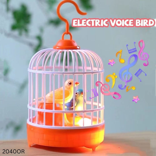 Rechargeable Talking & Singing Birds Musical Toys - Orange