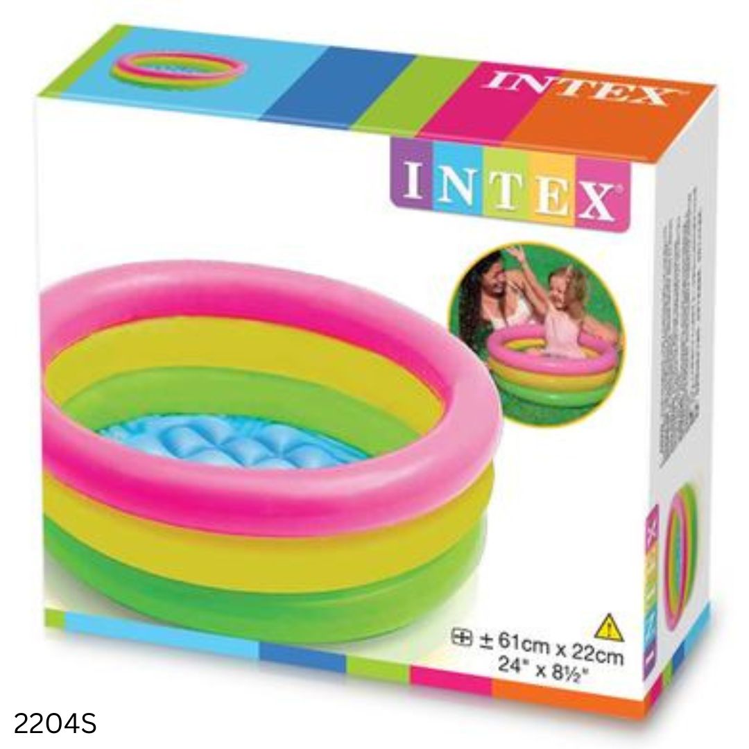 Round Inflatable Baby Bathtub Swimming Pool - 24 Inchi