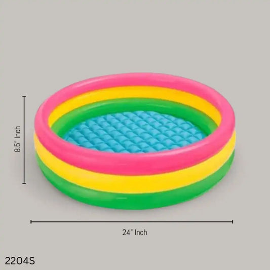 Round Inflatable Baby Bathtub Swimming Pool - 24 Inchi