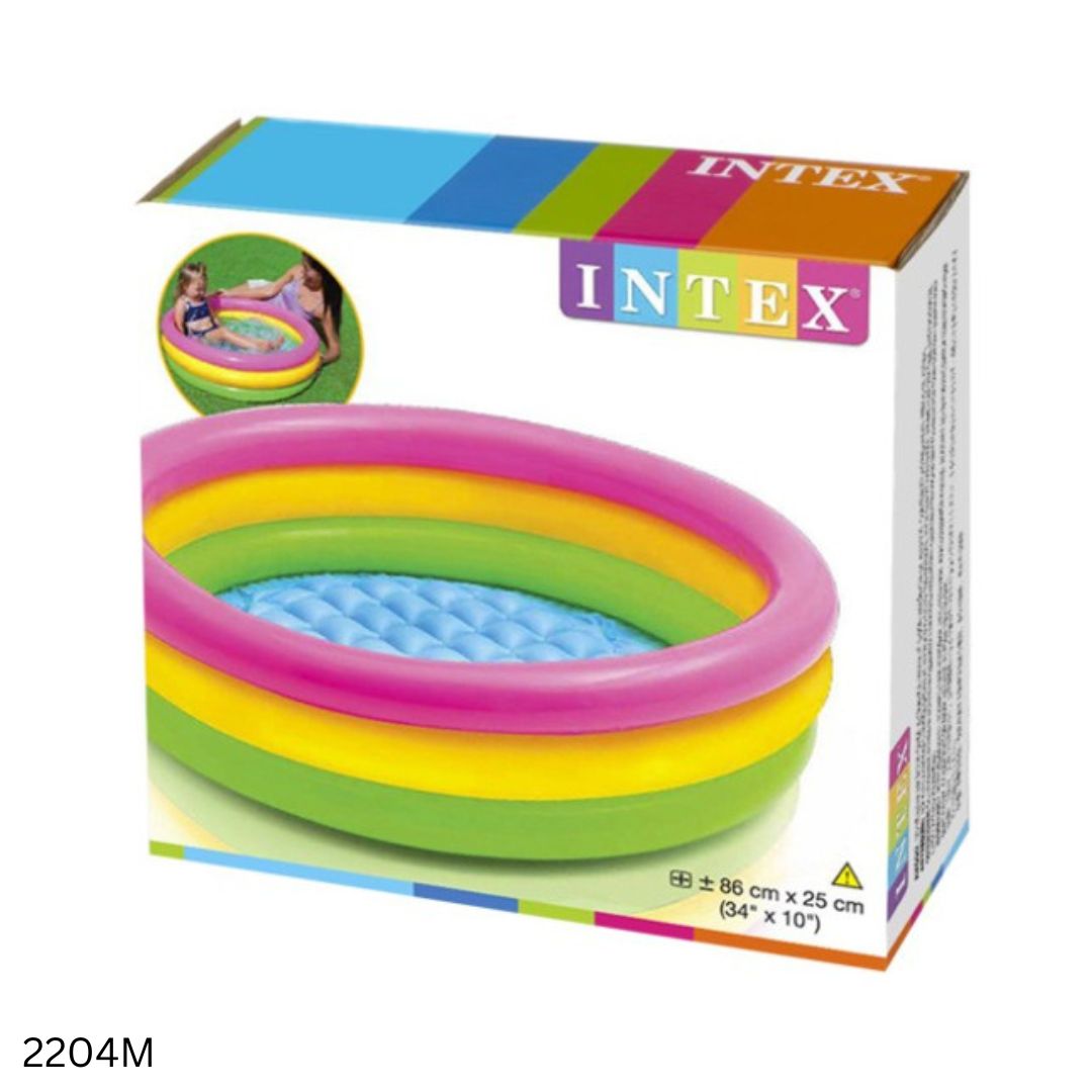 Round Inflatable Baby Bathtub Swimming Pool - 34 Inchi