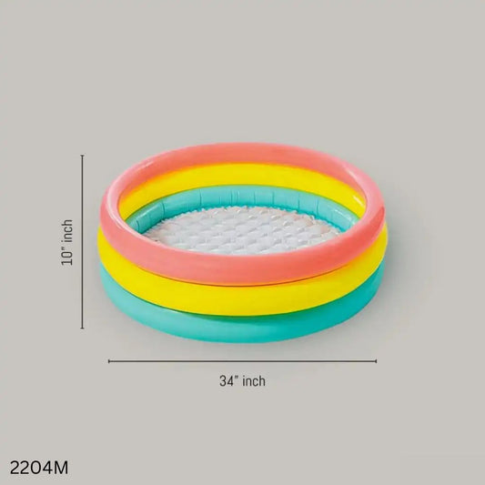 Round Inflatable Baby Bathtub Swimming Pool - 34 Inchi