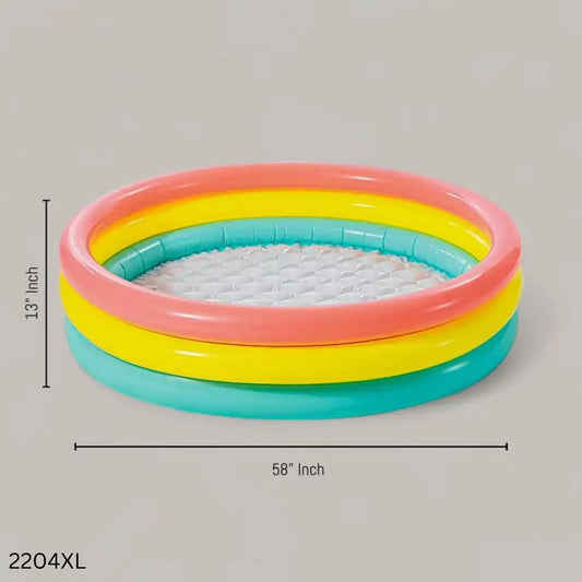 Round Inflatable Baby Bathtub Swimming Pool - 58 Inchi