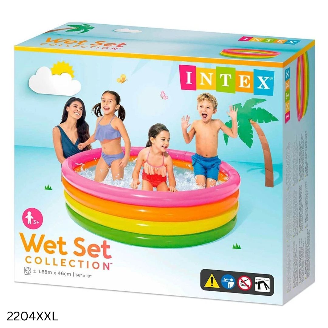 Round Inflatable Baby Bathtub Swimming Pool - 66 Inchi