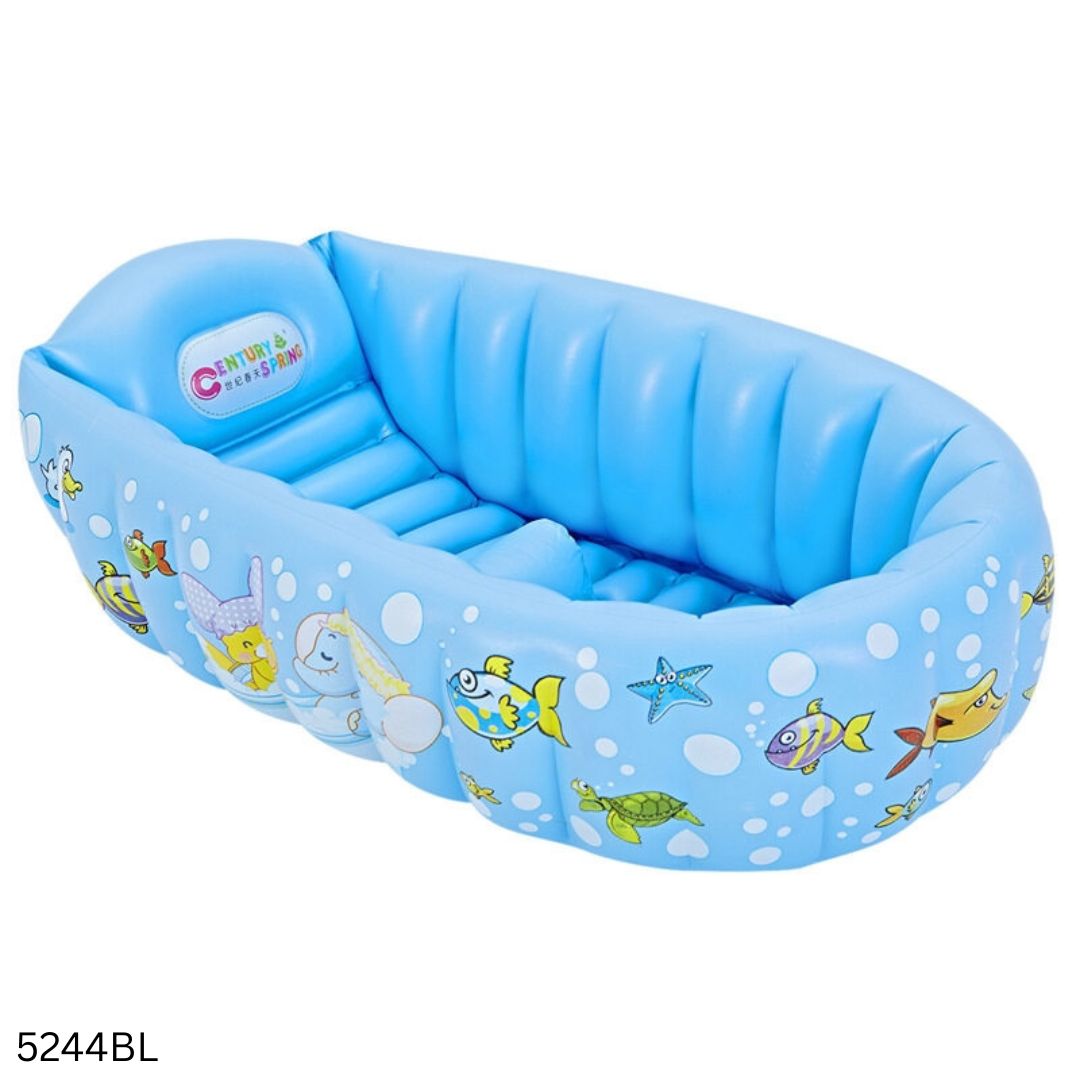 Safe Inflatable Baby Bathtub - Blue