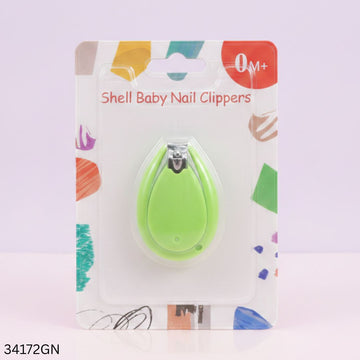 Safe Shell Baby Nail Clippers 0M+ - Green