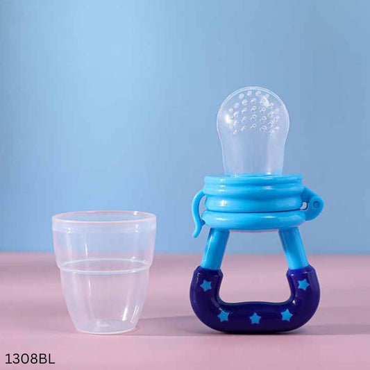 Silicone Baby Fruit Juicer - Blue