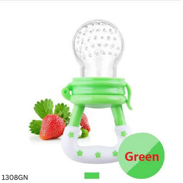 Silicone Baby Fruit Juicer - Green
