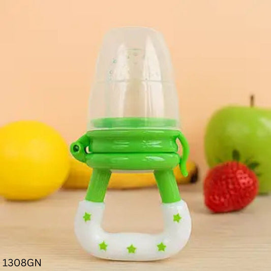 Silicone Baby Fruit Juicer - Green