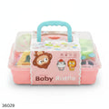 Silicone Baby Rattle & Teether Set - 18pcs