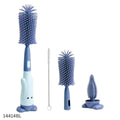 Silicone Feeder & Nipple Cleaning Brush - Blue