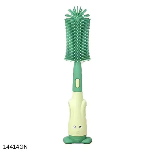 Silicone Feeder & Nipple Cleaning Brush - Green