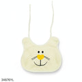 Soft Cotton Baby Feeding Bib - Yellow