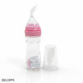 Soft Silicone Baby Spoon Feeder 120ml - Pink