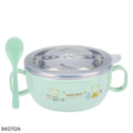Stainless Steel Heat Insulation Bowl 300ml - Green