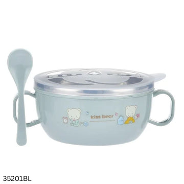 Stainless Steel Heat Insulation Bowl 400ml - Blue