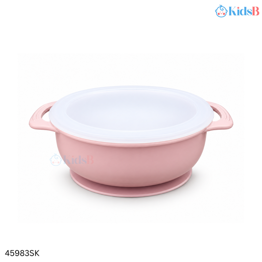Stainless Steel and Silicone with Suction Baby Bowl – Skin