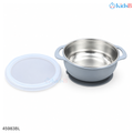 Stainless Steel and Silicone with Suction Baby Bowl – Blue