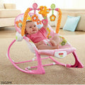 Tiibaby Musical Rocking Chair With Toy Bar & Vibration - Pink