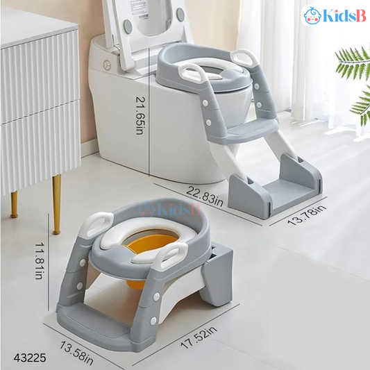 Toimoys 3 in 1 Multifunctional Baby Potty Training Seat with Ladder