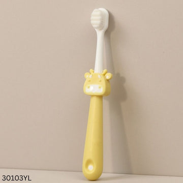 Children’s Ultra Soft Cartoon Design Toothbrush - Yellow