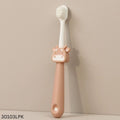 Children’s Ultra Soft Cartoon Design Toothbrush - Light Pink