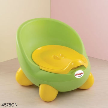 Tortorise Shape Baby Potty Pot - Green