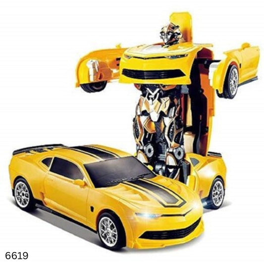 Transformer Robot Car Toy - Yellow
